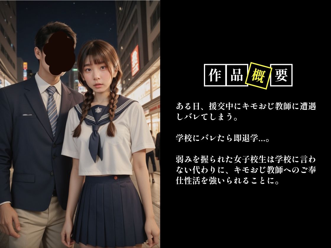 女子校生キモおじ教師ご奉仕性活_4