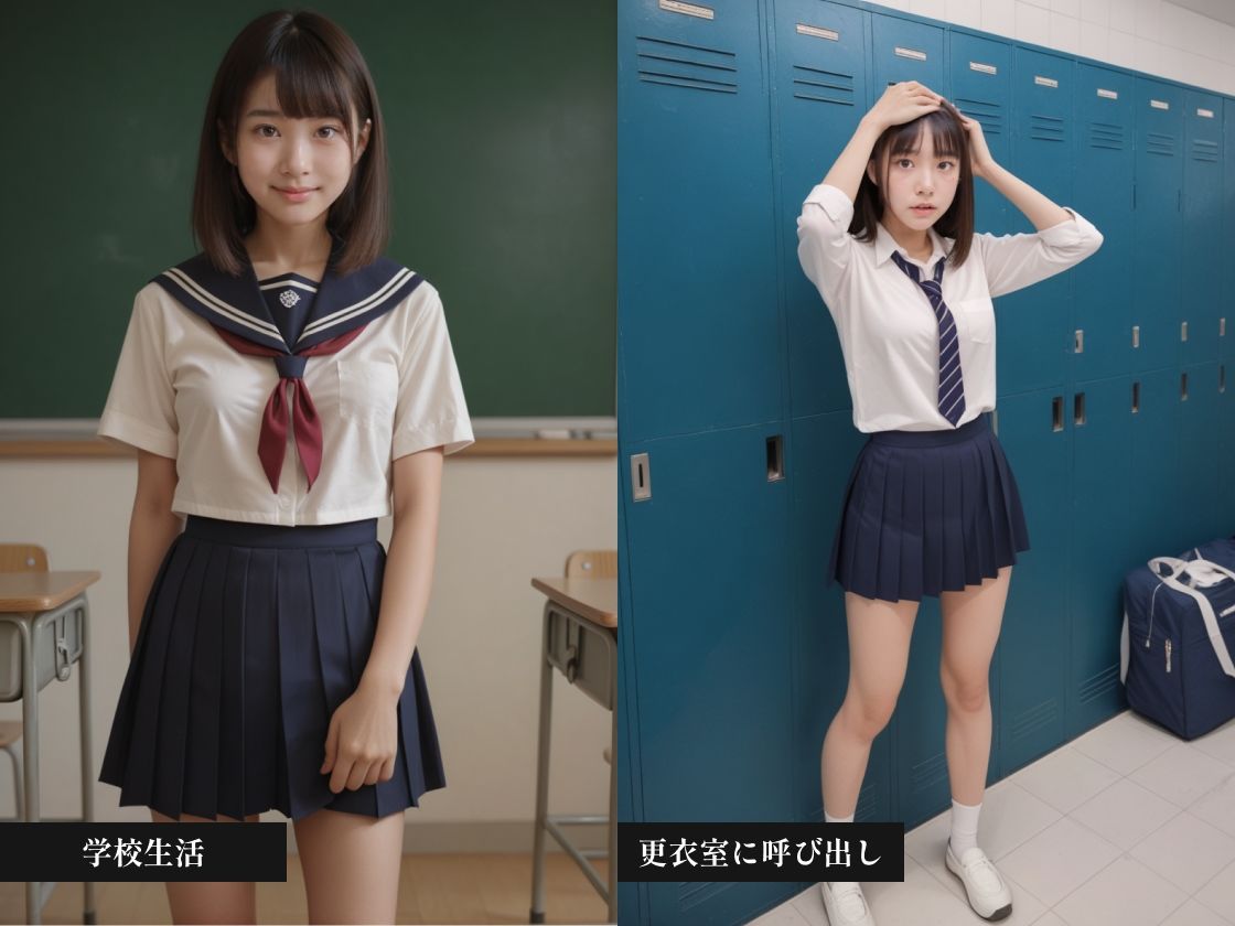 女子校生キモおじ教師ご奉仕性活_4