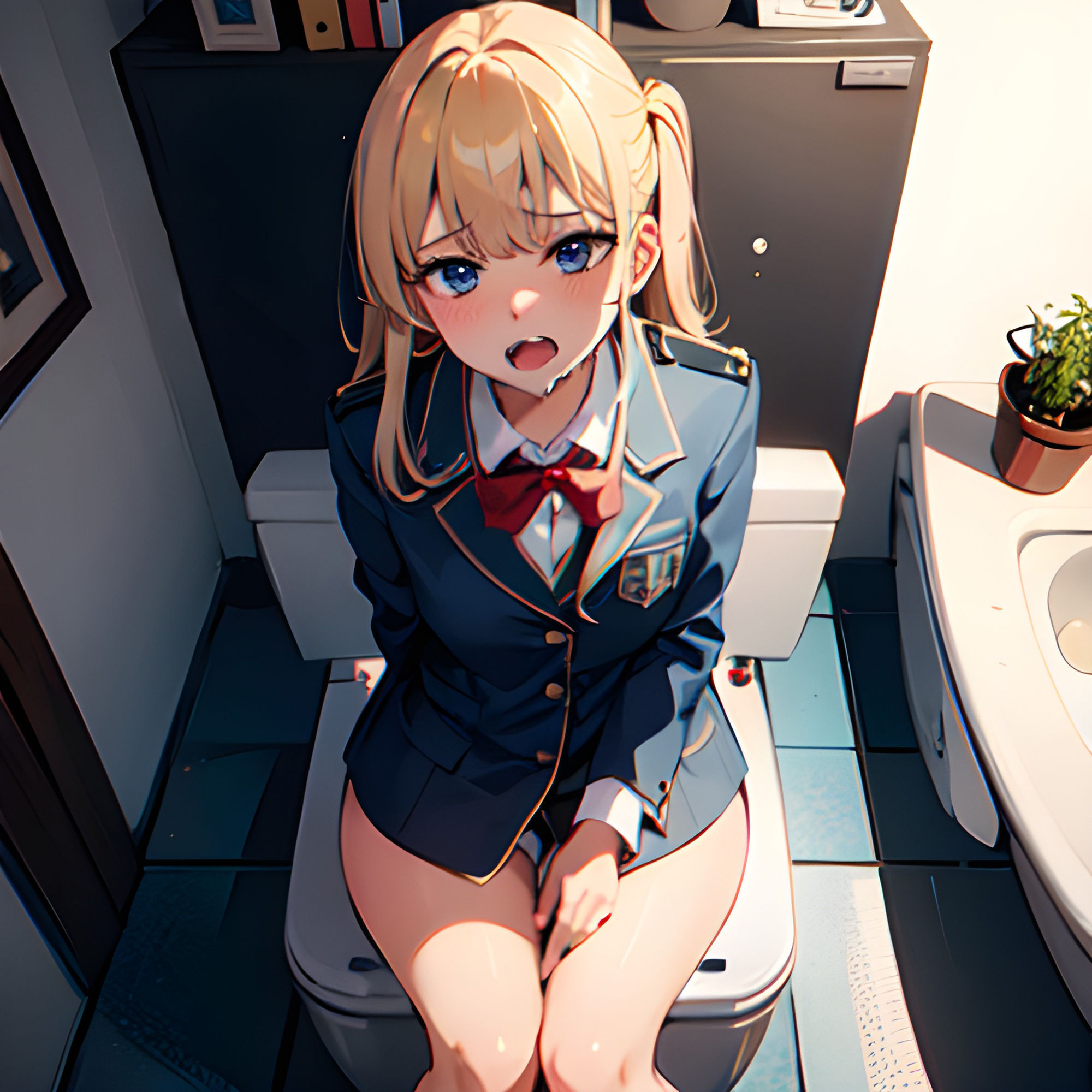 トイレのあの子  金髪美少女編 画像4