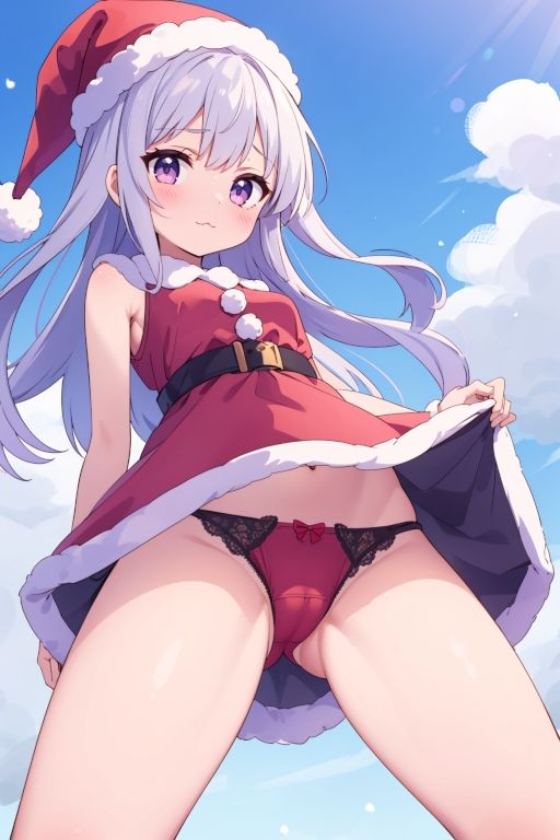 貧乳美少女画集No.033 クリスマス -パンツ編- 100枚4