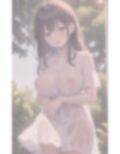 雨の日のデート 恥ずかしい 丸見え乳首 画像1