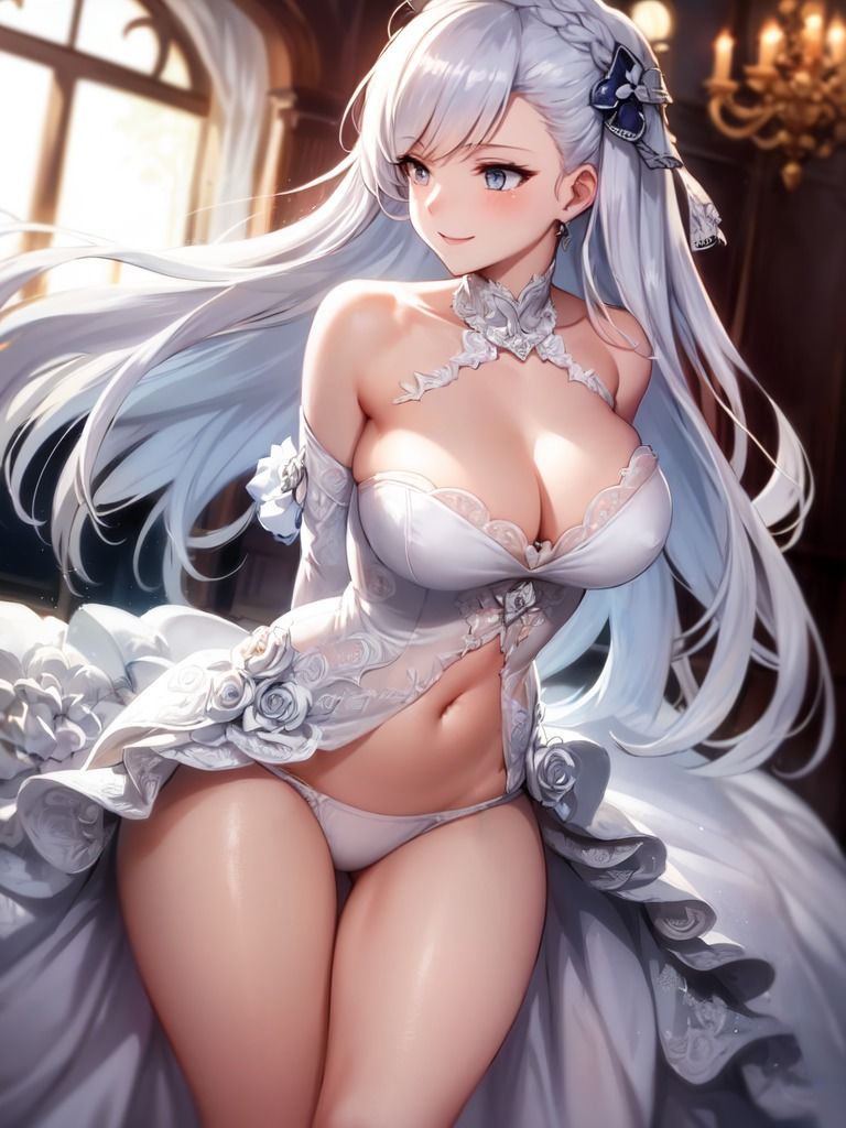 犯●れた巨乳銀髪姫 画像1