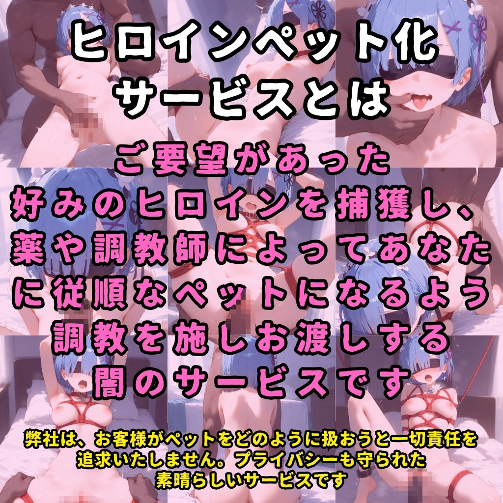 ヒロインペット化調教ドキュメンタリー【リゼロ/レム編】〜ヒロインが拉致され調教師にイカされまくってご主人様の元に出荷されるまで〜_2