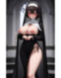 イヤラシイ目つきで神父を挑発する淫らな爆乳人妻シスター 画像3
