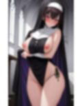 イヤラシイ目つきで神父を挑発する淫らな爆乳人妻シスター 画像7