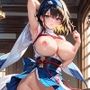 お色気の術であなたを誘惑してくるくノ一のCG集