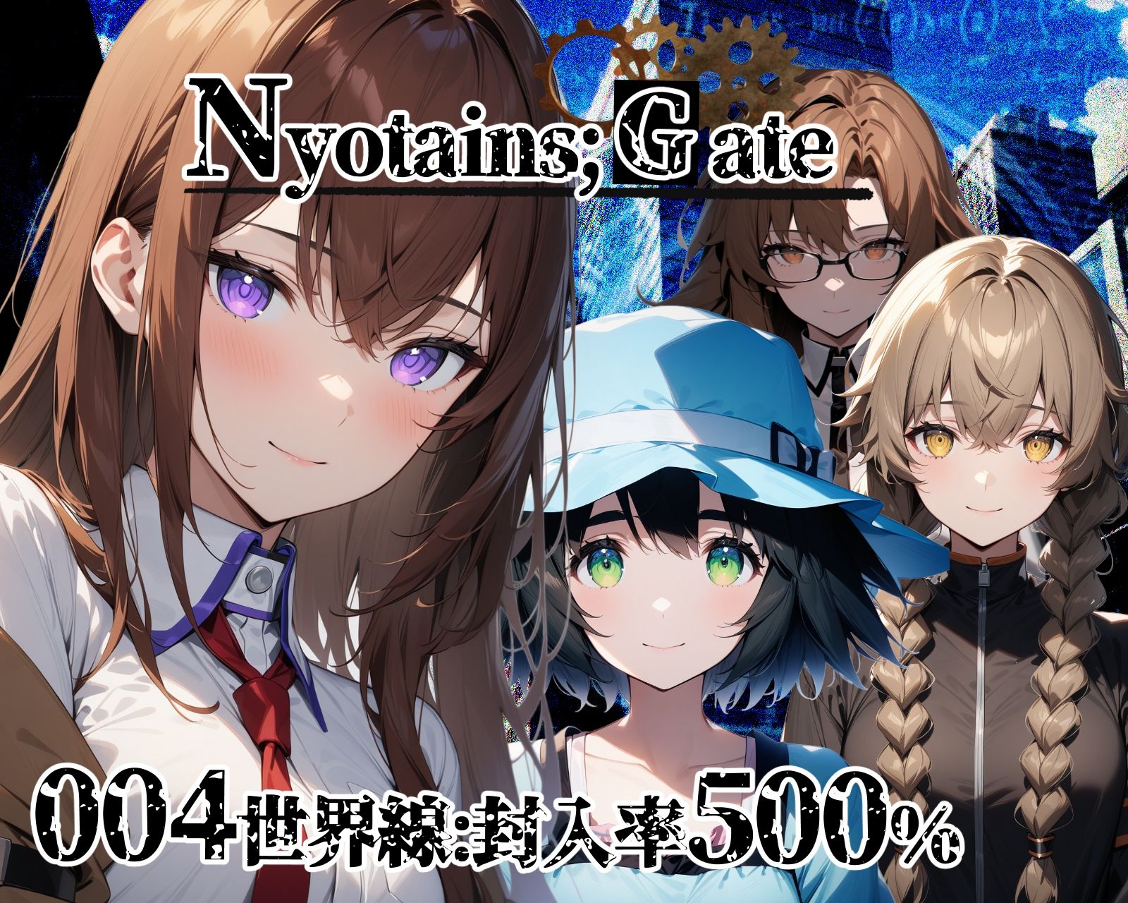 Nyotains；GATE【フルカラー500枚 全4キャラ】 画像1