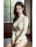 AIグラビア写真集  タートルネック美女 画像6
