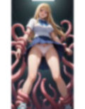 金髪JK触手捕われパンチラ画像集 画像1