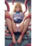 金髪JK触手捕われパンチラ画像集 画像2