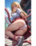 金髪JK触手捕われパンチラ画像集 画像5