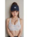 街で見かけたお姉さんのスポブラ姿がエロ過ぎて直視できない件/生成AIグラビア214枚 画像2