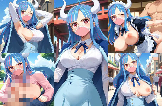 【う○ティイラストエロ画像】ワ○ピースに登場するセクシー巨乳ありんすちゃんのエッチな画像集_1