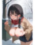 涙目露出、冬【制服編】 画像8