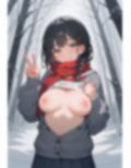 涙目露出、冬【制服編】 画像9