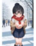 涙目露出、冬【制服編】 画像10
