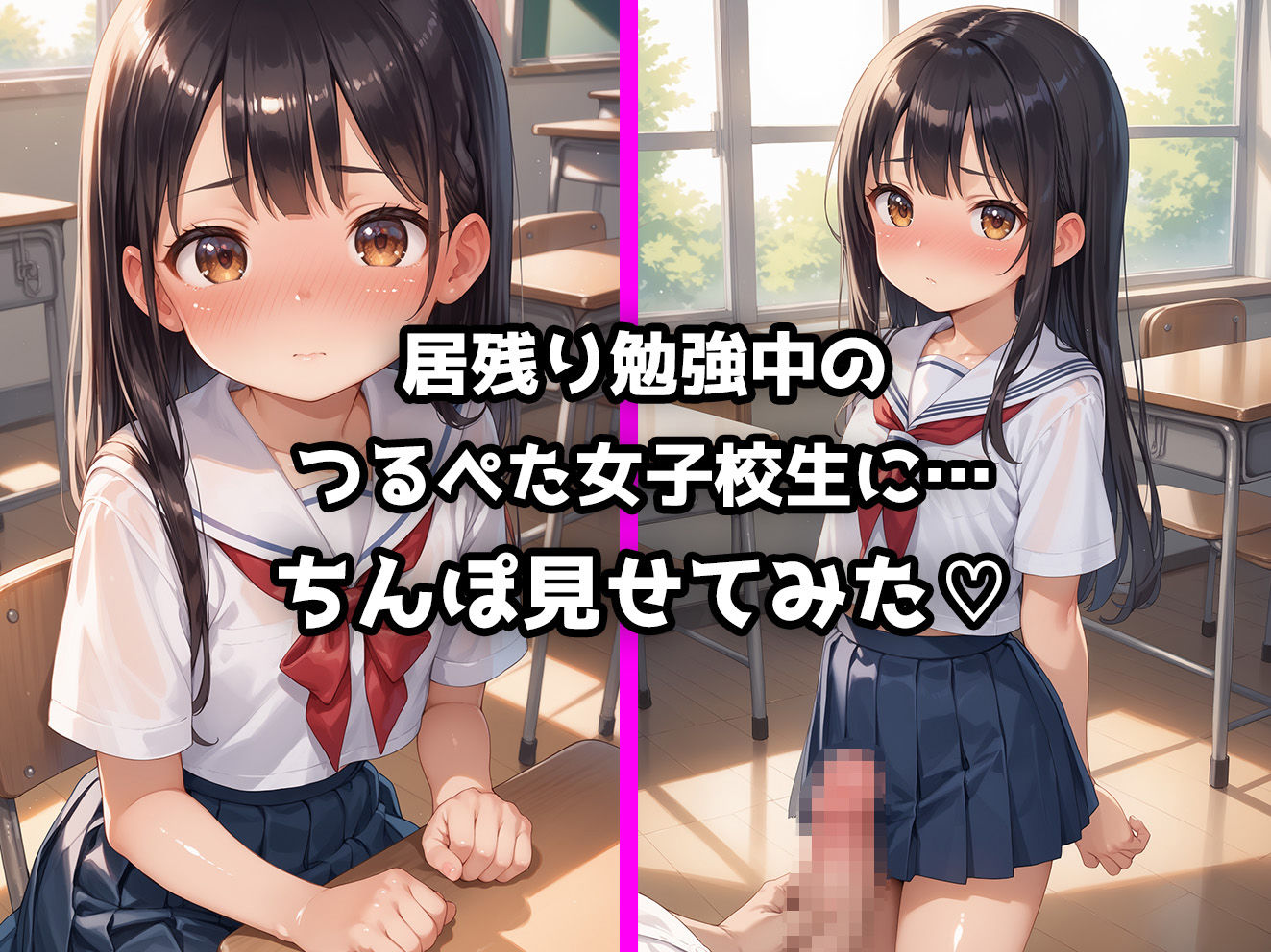 ロリっこつるぺた！つるぺた女子校生とひみつの放課後えっち1