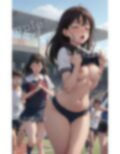 強●露出の部活動スペシャル！ジャージを着たJKが先生に強●的に走らされて精子ぶっかけ 画像9