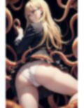 金髪メガネJK触手戯れパンチラ画像集 画像3