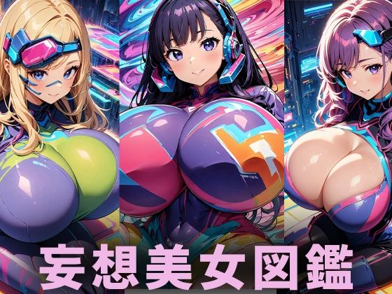 【AIイラスト美女研究所】同人CG・AI『爆乳未来美女【妄想イラスト美女図鑑vol.139】』