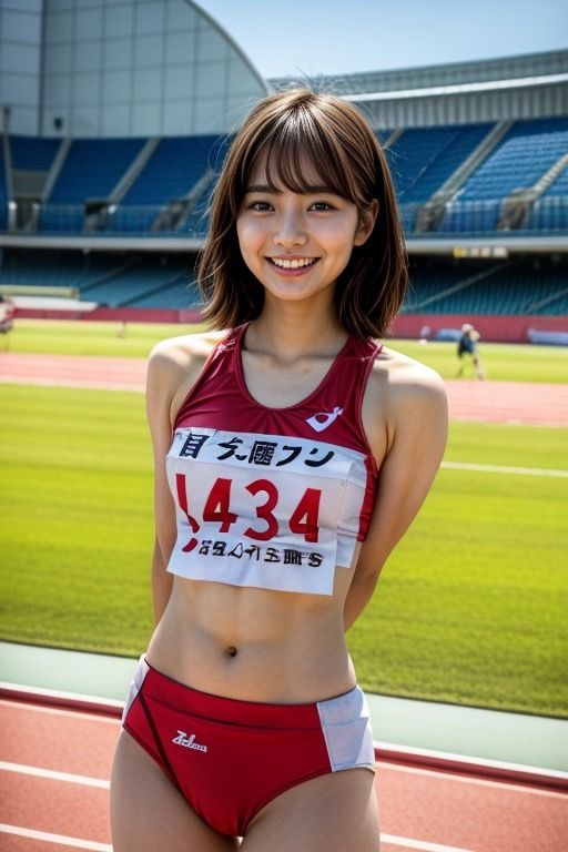 AIナチュラル美女  〜陸上〜_4