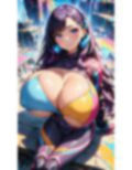 爆乳未来美女【妄想イラスト美女図鑑vol.141】 画像3