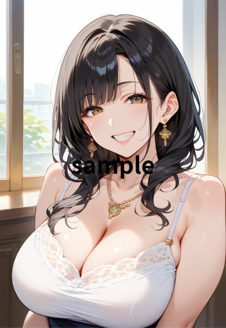 デカパイの美人妻と濃密S E X 画像1