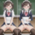 茶髪ツインテメイドのどこでも露出！！ 画像4
