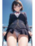 僕と女子校生-清楚系眼鏡女子のブレザー 画像2