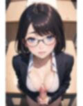 僕と女子校生-清楚系眼鏡女子のブレザー 画像8