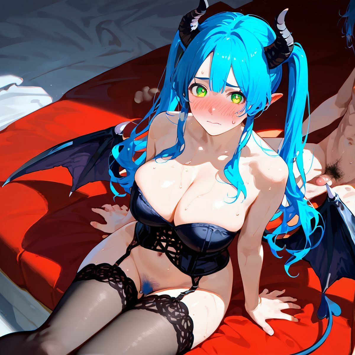 サンプル画像2:召喚したサキュバスが巨乳の義姉に憑依して毎日近親中出し搾精性活05(みたらしあんこ) [d_482312]