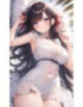 ベッドの上のウェディング美少女 画像4
