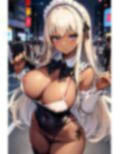 街角露出に目覚めた巨乳メイド 画像8