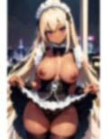 街角露出に目覚めた巨乳メイド 画像9