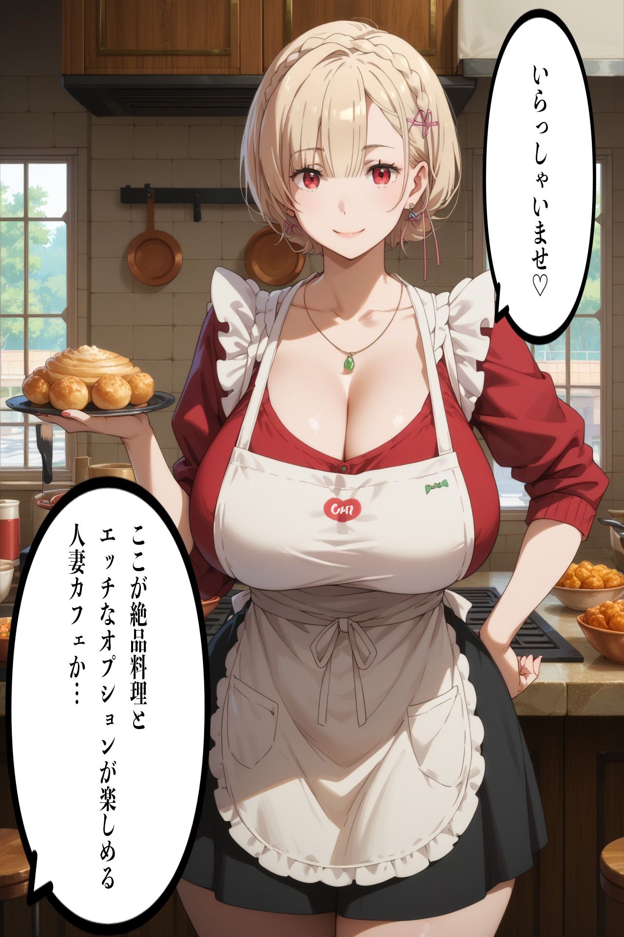 ムチムチ人妻カフェ！ドスケベオプション編【セリフ入有】 画像1