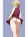 まんが風お尻を強調したポーズ 画像1