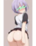 まんが風お尻を強調したポーズ 画像3