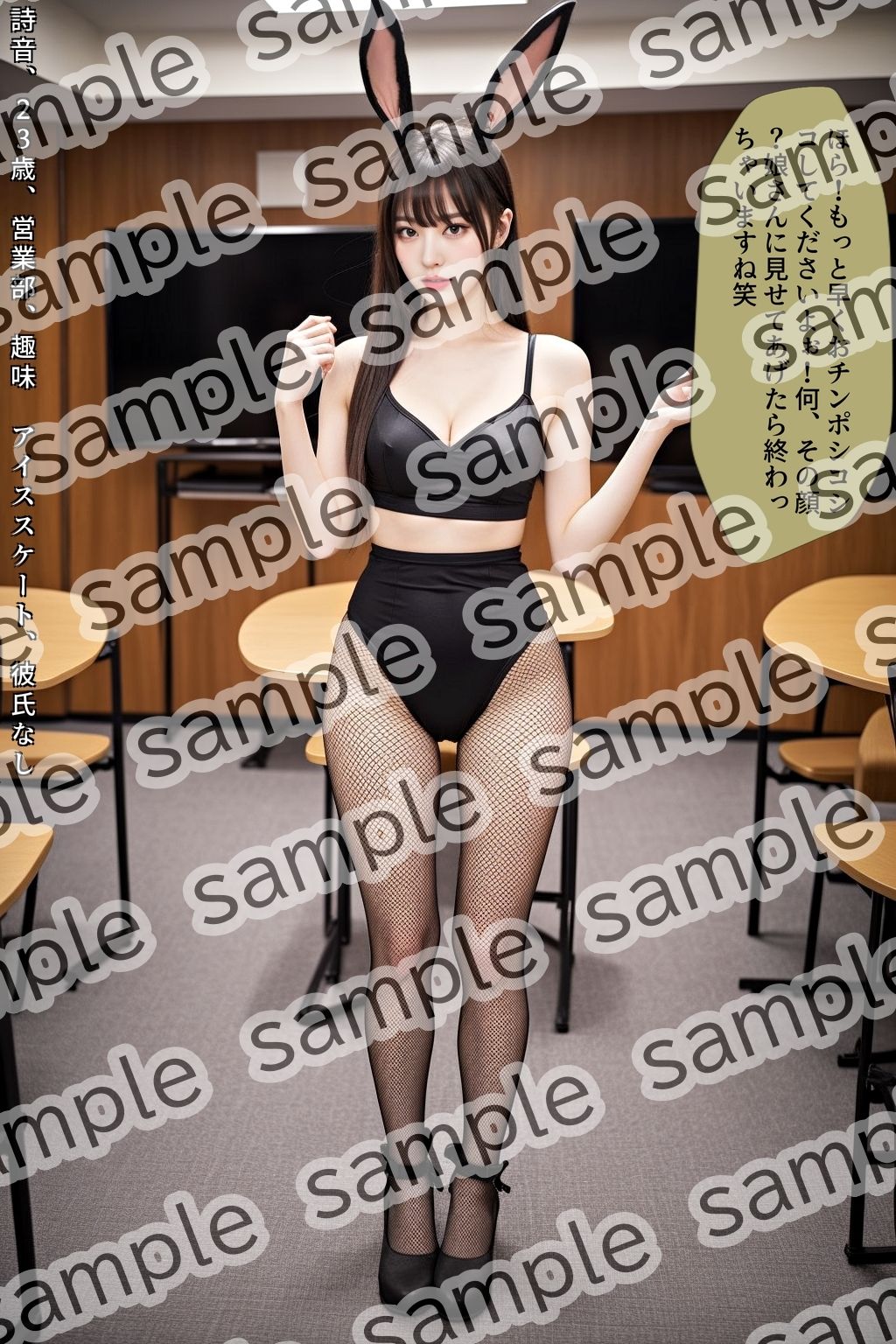 会議室でバニーガールの格好をさせられたOL 画像4