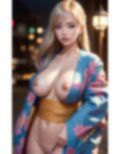 【限界ポロリ】巨乳清楚風ギャルの着物がはだけておっぱい丸見え 画像4