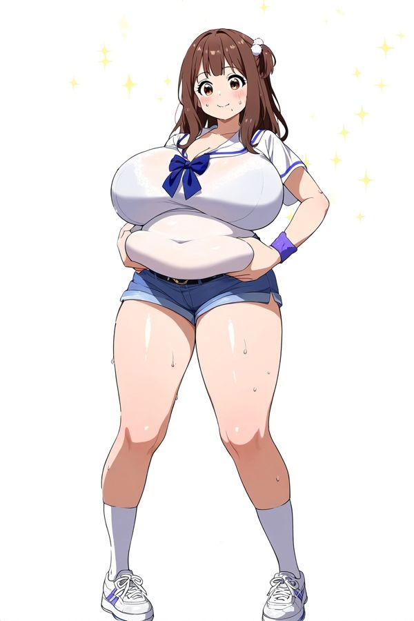 着衣爆乳 お肉増量版 画像1