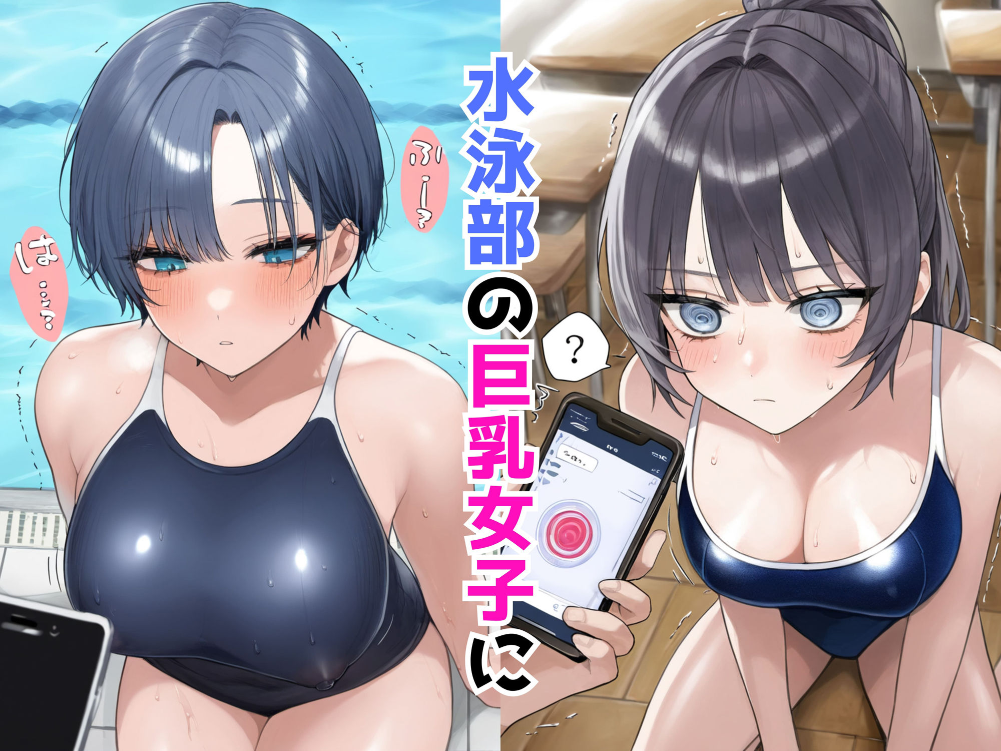 催●アプリで水泳部JKを洗脳中出し性教育 〜スク水巨乳少女は学校内で洗脳種付けされる〜 画像1