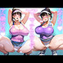 *アヘ顔交尾解禁*【ママ】むちむち健康恵体テニスママと秘密の汗だく甘えんぼダブルス【テニスウェア】