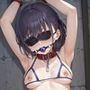 プールサイドの水着肉便器