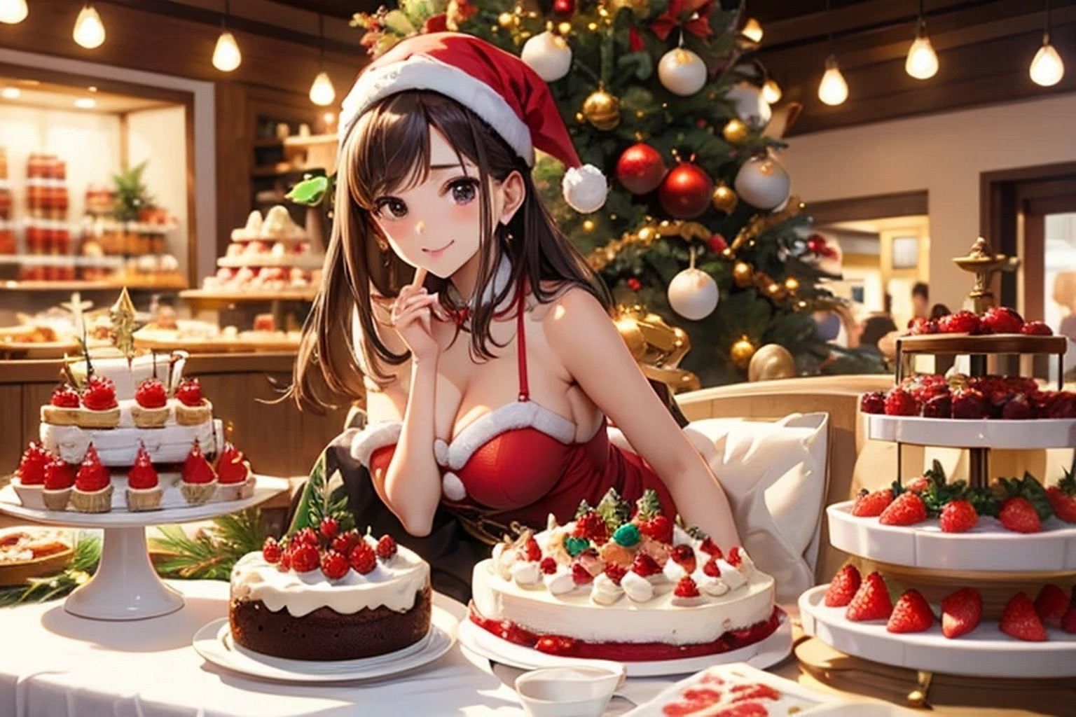 クリスマスケーキ 素材 画像5