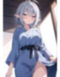 白髪短髪エルフさんの服装色々 1 画像4