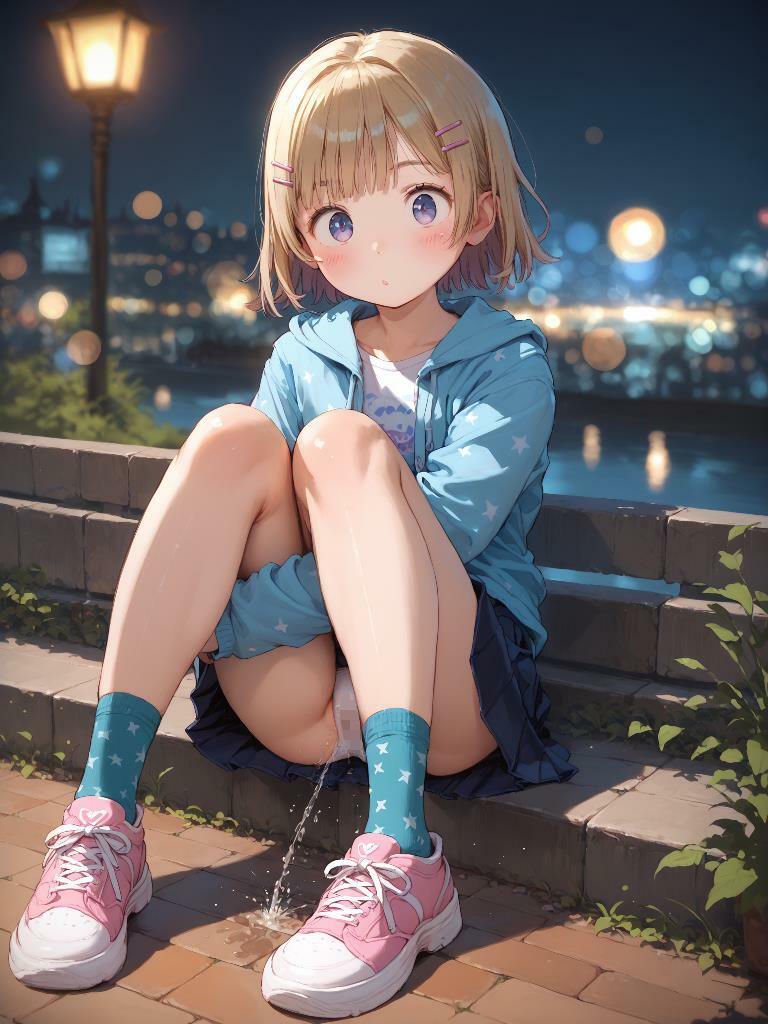 かわいい女の子がパンツをはいたままおしっこをおもらししている画像集1 画像10