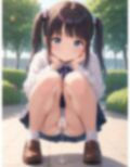 かわいい女の子がパンツをはいたままおしっこをおもらししている画像集1 画像1