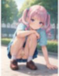 かわいい女の子がパンツをはいたままおしっこをおもらししている画像集1 画像9