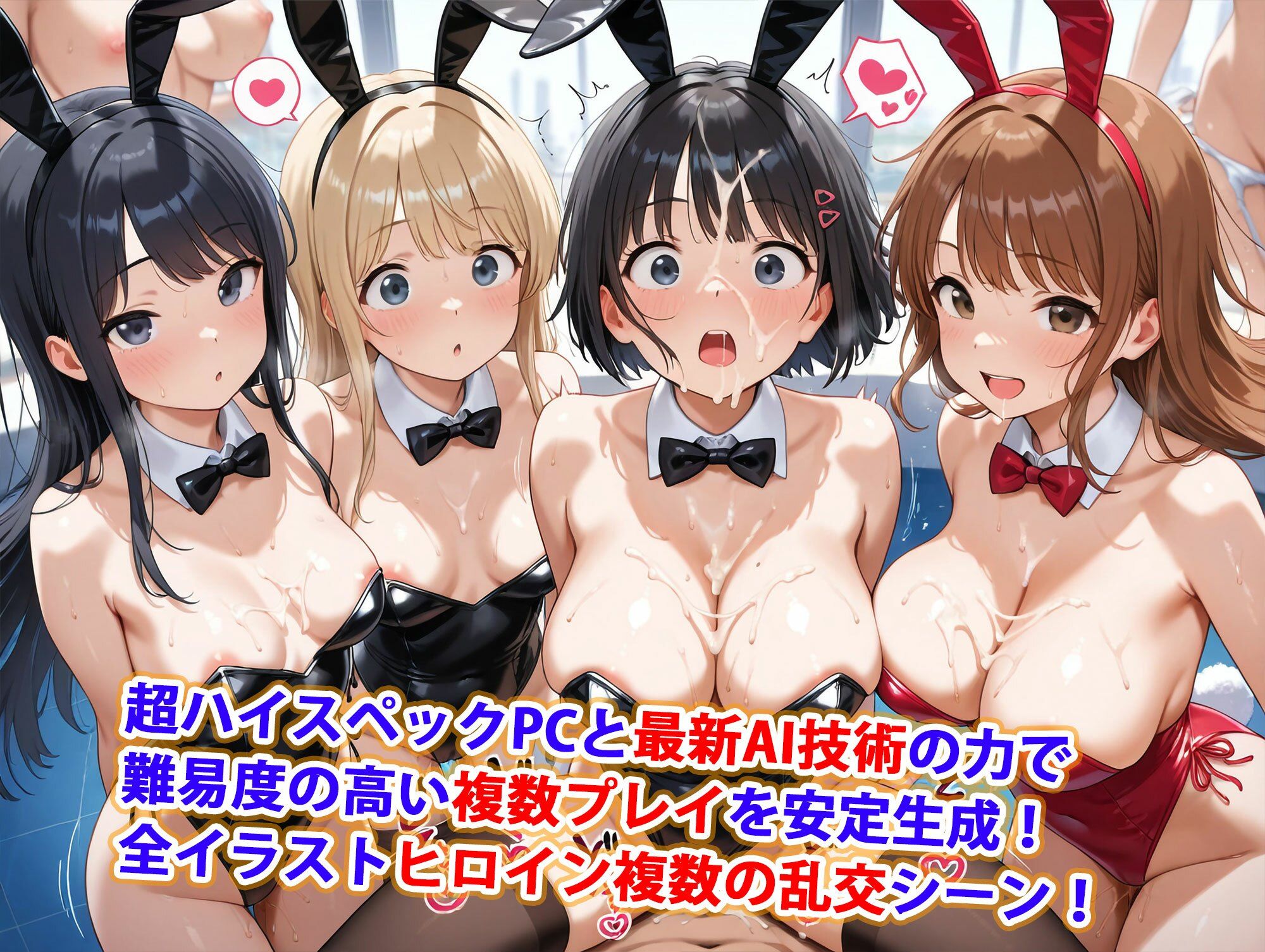 巨乳ハーレム学園発情バニーガール専科_1