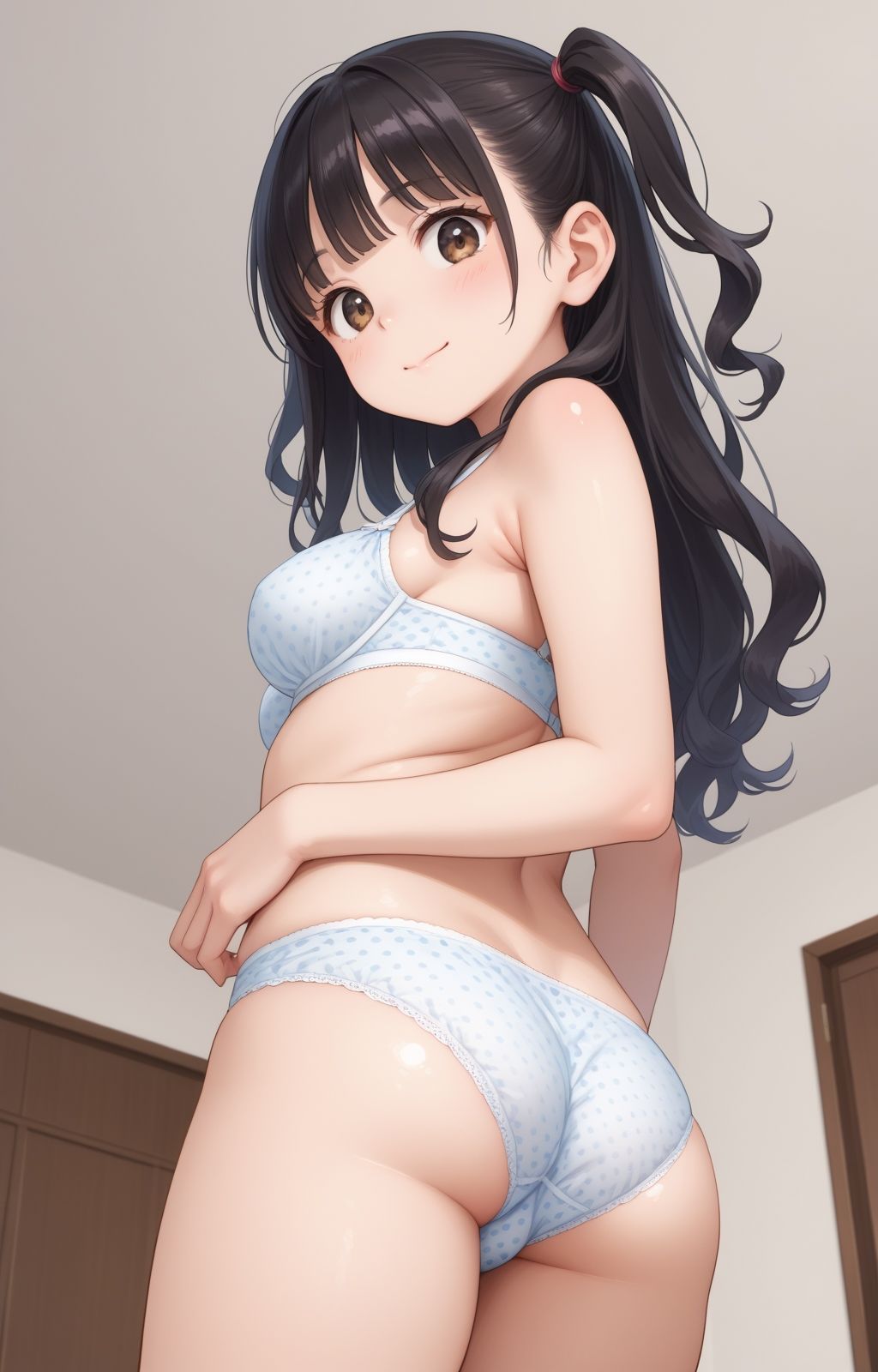 【リニューアル】下着の女の子 画像1